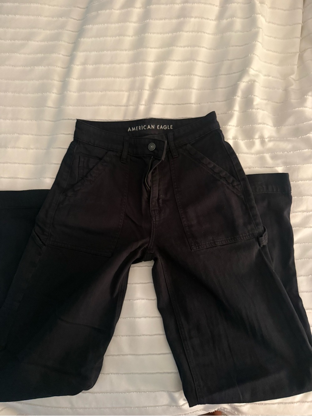Abercrombie & Fitch Women's Straight Leg Jeans - Black